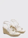 ayla square-toe leather wedge sandals
