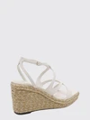 ayla square-toe leather wedge sandals
