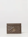 gg marmont quilted chevron nappa leather card holder