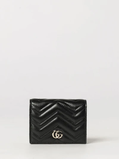 gg marmont chevron matelassé nappa bifold wallet
