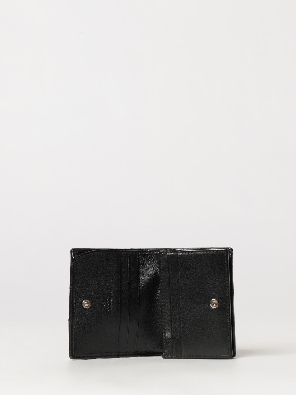 GUCCI OS gg marmont chevron matelassé nappa bifold wallet