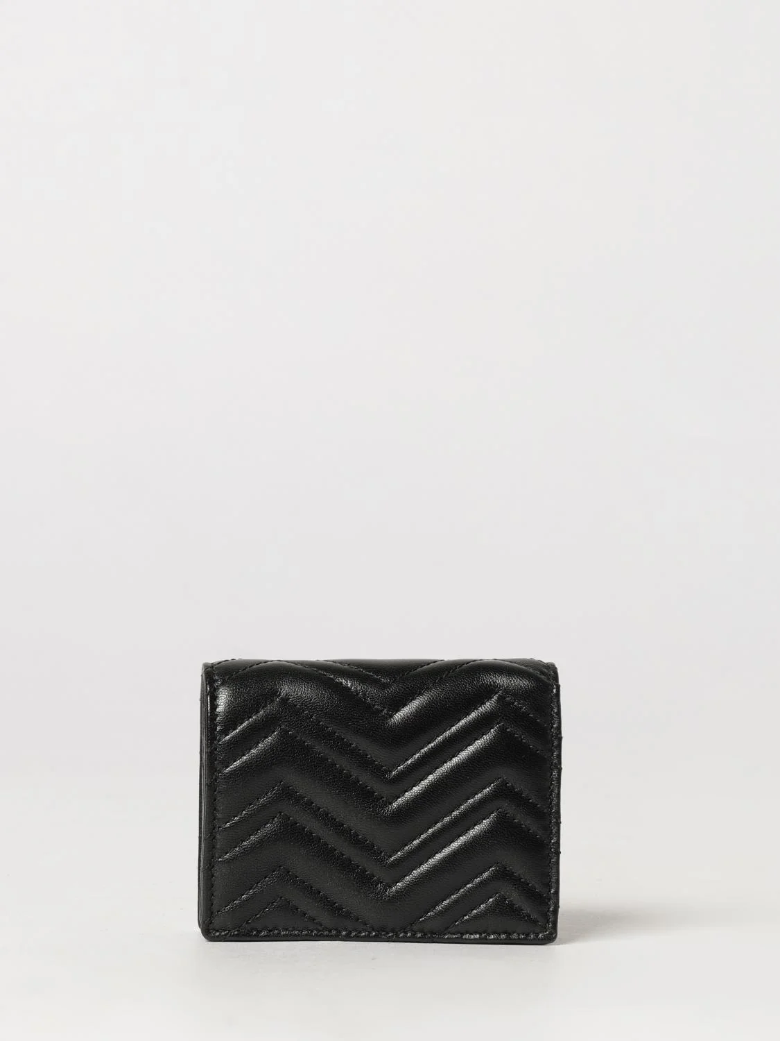 gg marmont chevron matelassé nappa bifold wallet