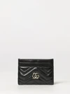 gg marmont quilted chevron nappa leather card holder