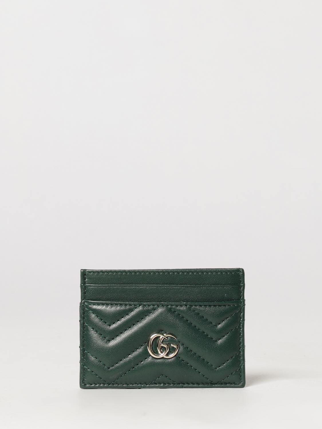 gg marmont quilted chevron nappa leather card holder