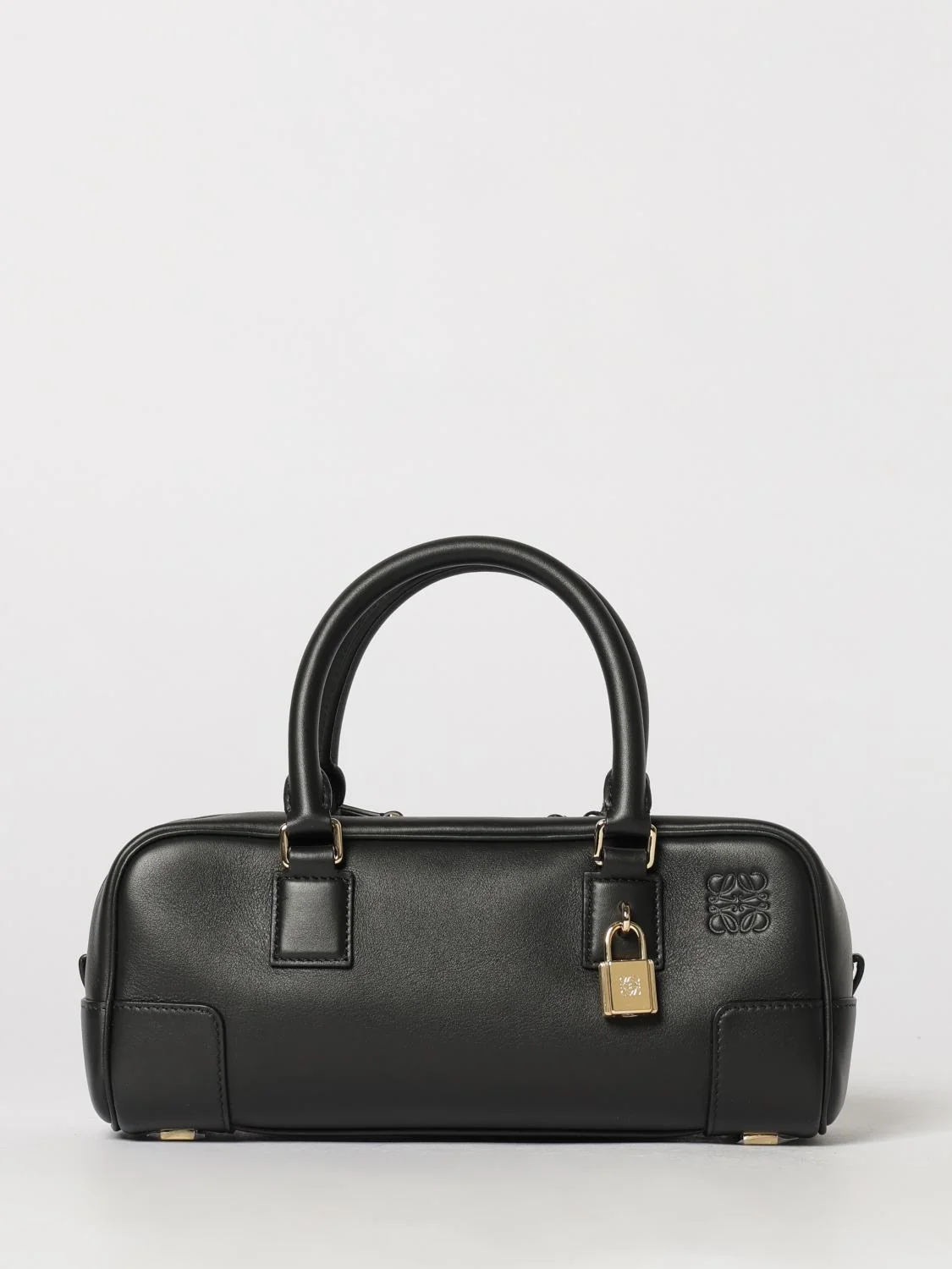 amazona 23 nappa calfskin handbag with embossed logo