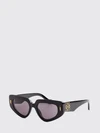 anagram flared cat-eye acetate sunglasses with contrast logo