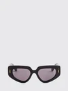 anagram flared cat-eye acetate sunglasses with contrast logo
