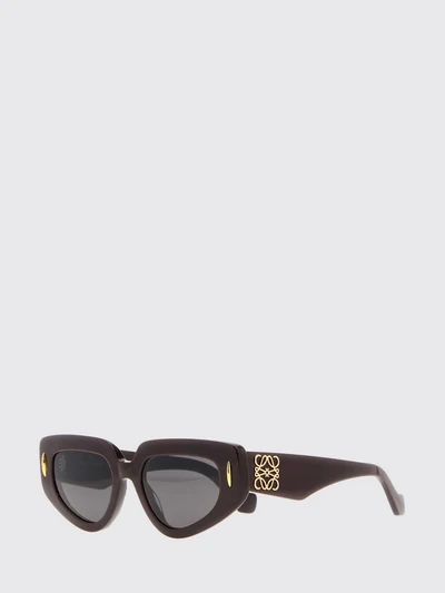 anagram flared cat-eye acetate sunglasses with contrast logo