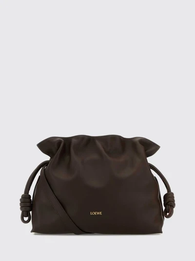 flamenco medium calfskin leather bucket bag with drawstring