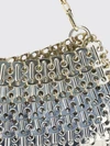 iconic skyline 1969 silver metal mesh shoulder bag
