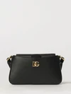 mini shoulder bag in smooth leather with dg logo