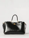 vittoria calfskin leather handbag with removable shoulder strap
