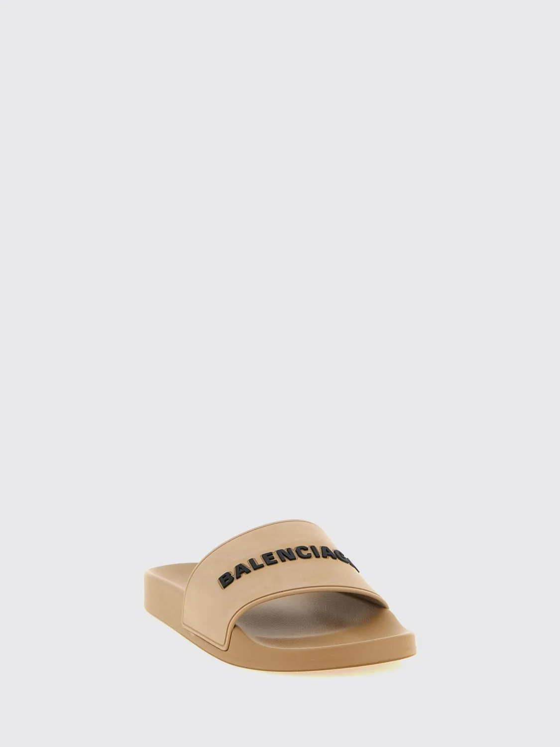 pool tpu slides with contrasting lettering logo
