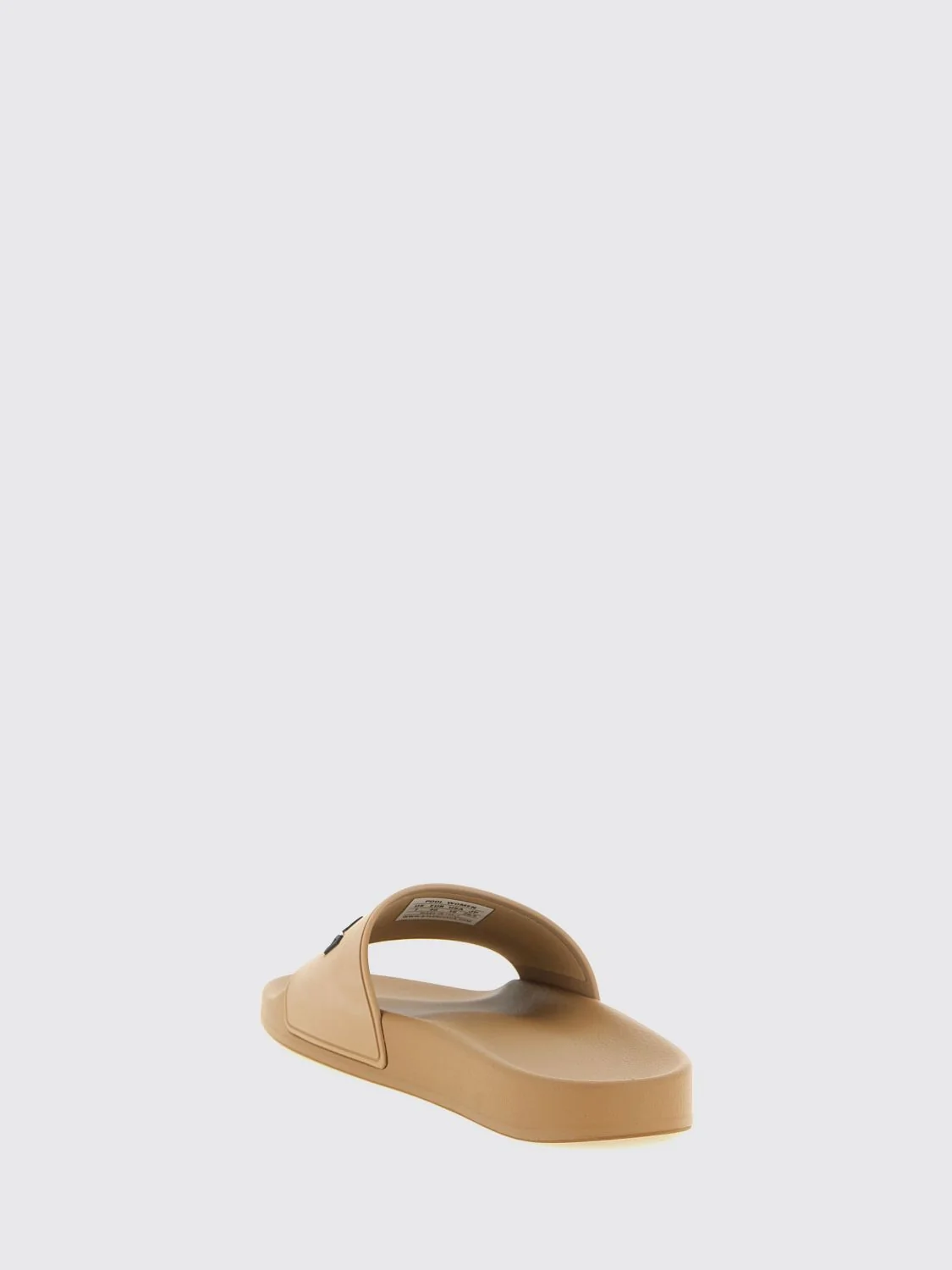 pool tpu slides with contrasting lettering logo