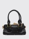 paddington handbag chloé in leather with padlock and studs