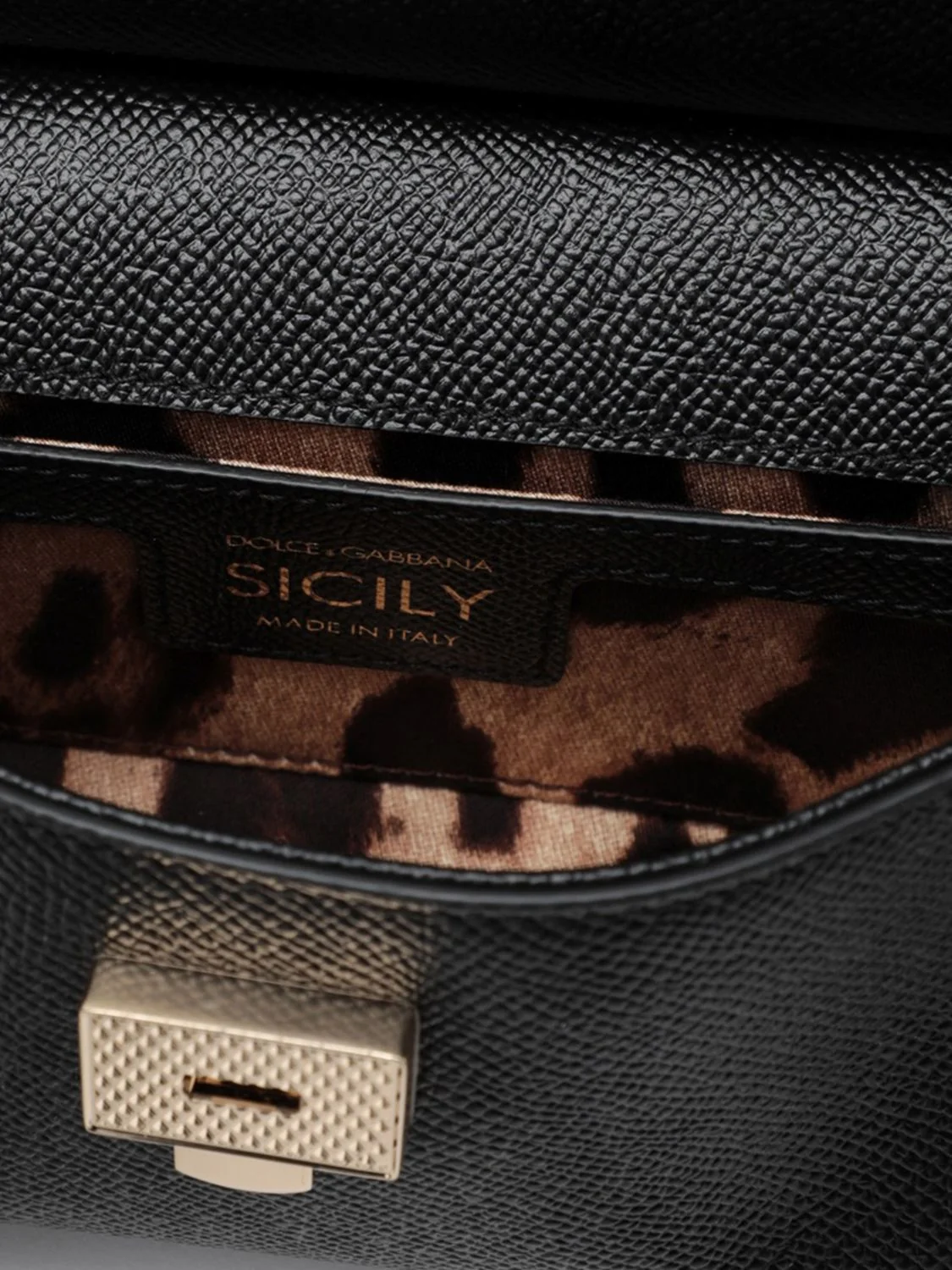 sicily mini grained calfskin handbag