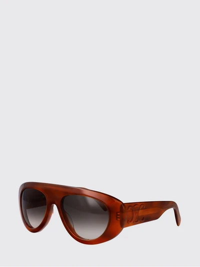 mask teardrop sunglasses in black acetate