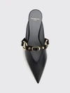 city studded calfskin mules with medium stiletto heel