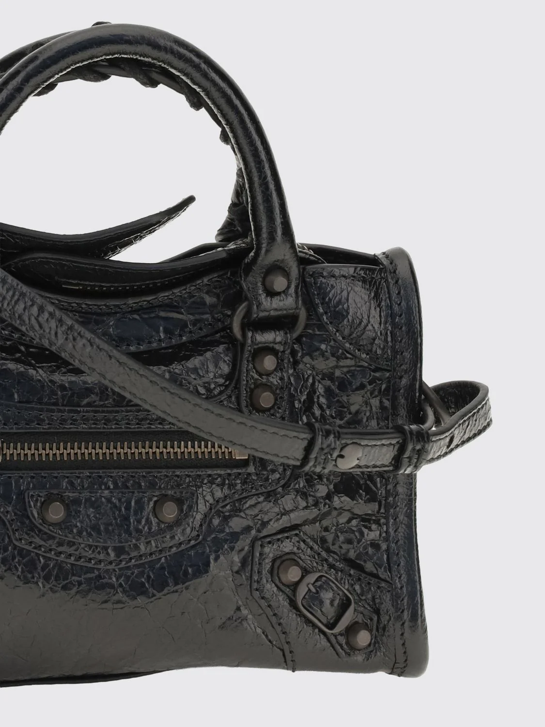 le city nano studded arena lambskin mini bag