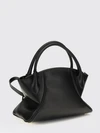 pulse hourglass handbag in smooth leather with padlock and key