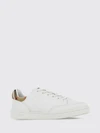 set trainers in leather and mesh with vintage check panels