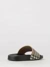 vintage check rubber slides