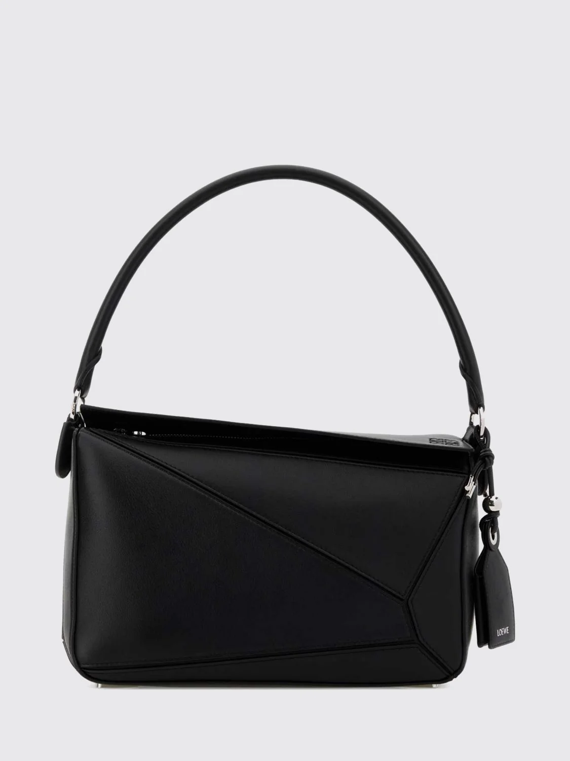 LOEWE OS featherlight puzzle nappa lambskin handbag with tubular handle