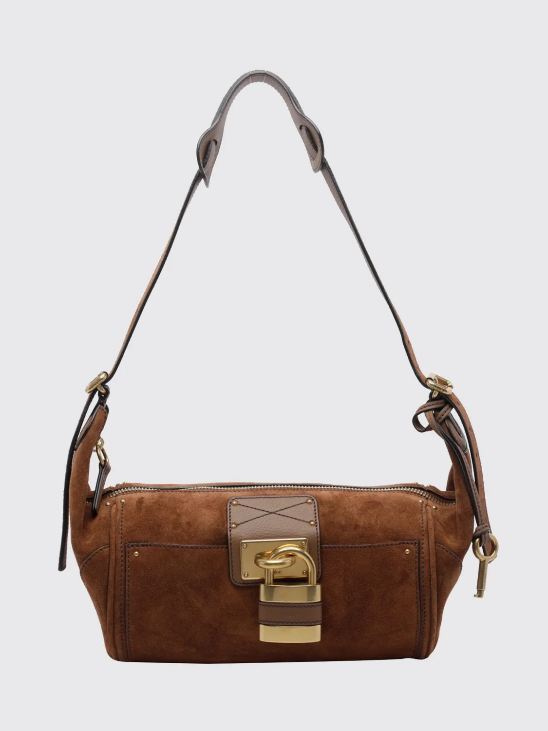 CHLOÉ OS paddington shoulder bag chloé in calfskin leather with padlock