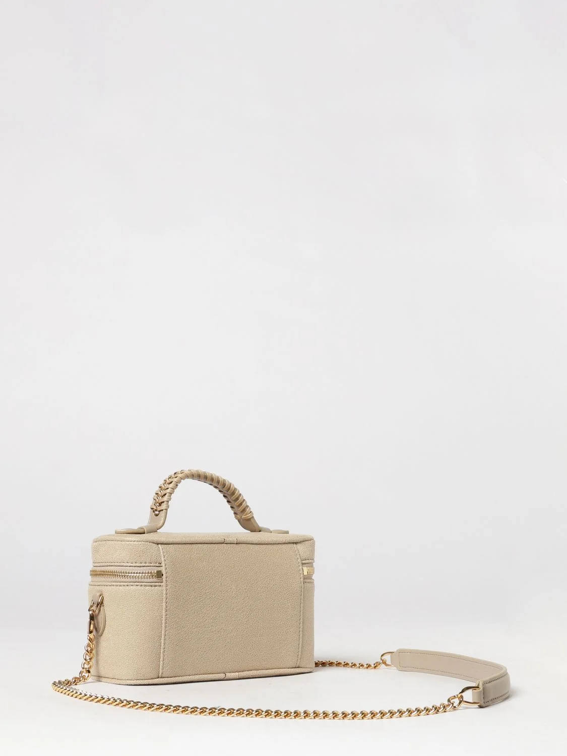 falabella vanity mini bag in faux leather with chain strap