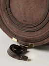 marcie mini crossbody bag chloé in suede calfskin