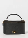 vanity mini bag in grained leather with vlogo signature