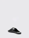 pebble draped nappa leather mules