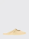 pebble draped nappa leather mules