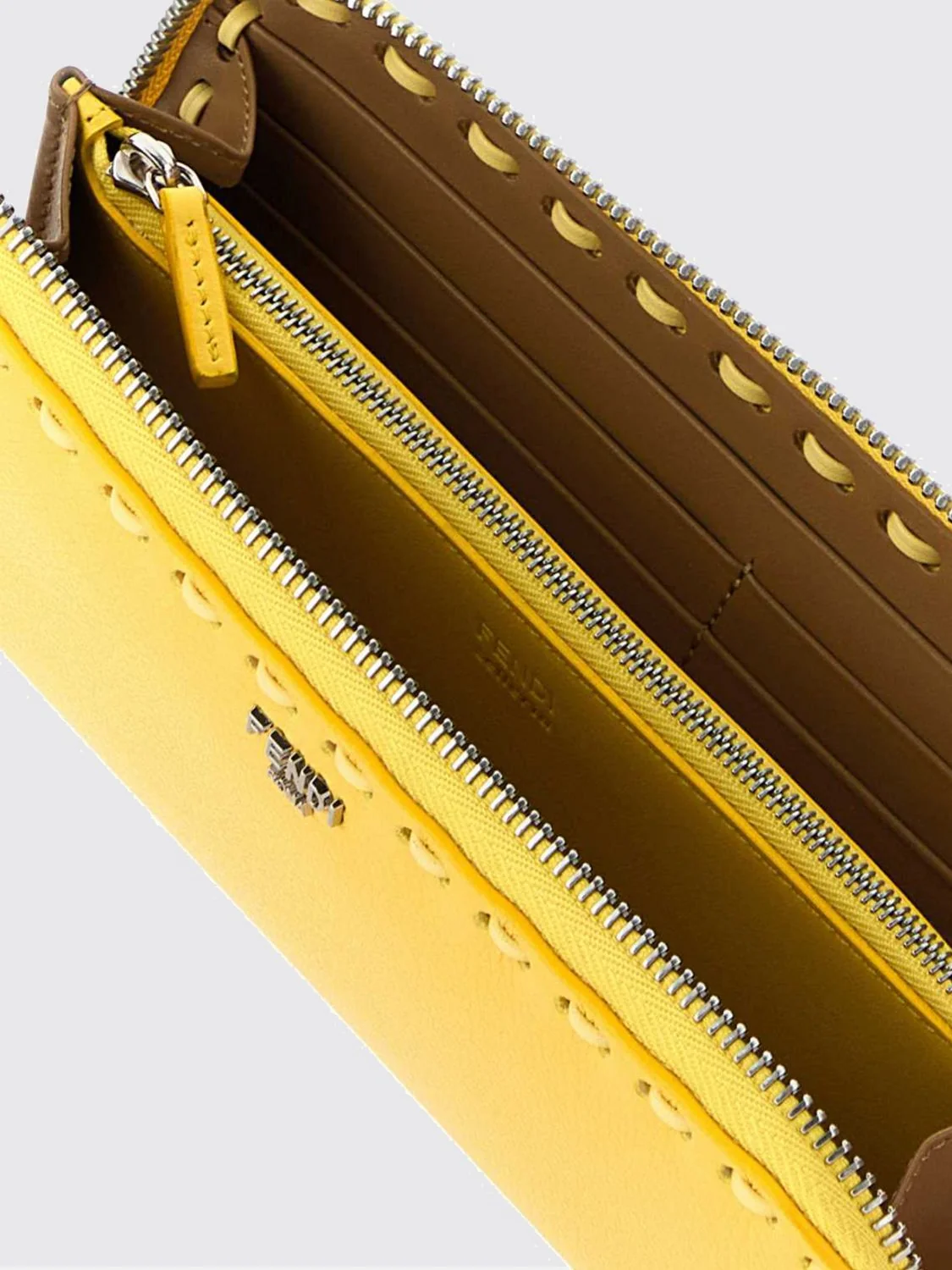 selleria continental zip-around calfskin wallet