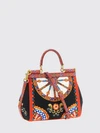 sicily mini handbag with 'carretto siciliano' print