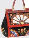sicily mini handbag with 'carretto siciliano' print