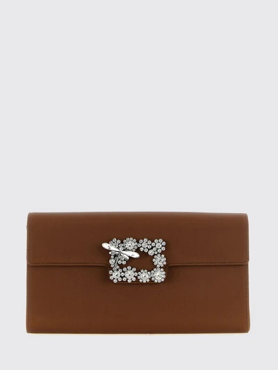 mini satin bucket bag with jewel buckle