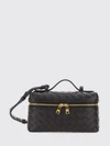 big bang mini intrecciato linen bag with removable strap