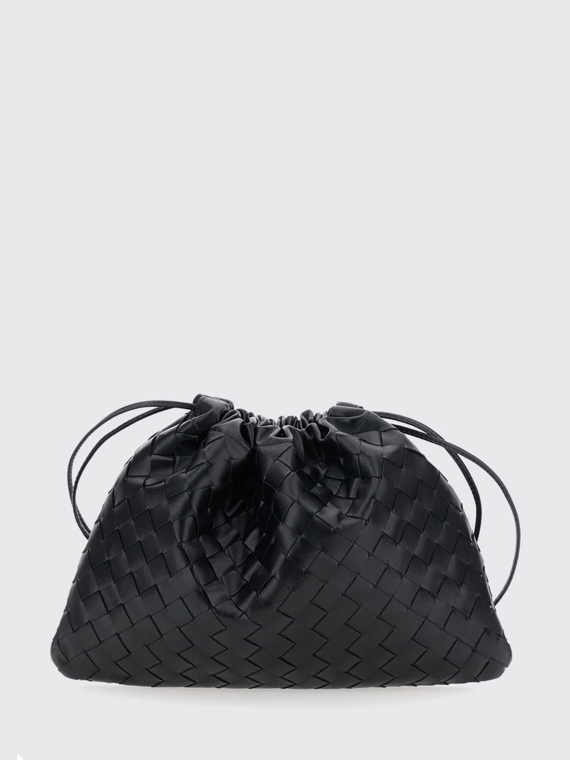 BOTTEGA VENETA OS dustbag intrecciato calfskin bucket bag with drawstring