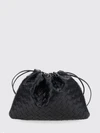 dustbag intrecciato calfskin bucket bag with drawstring