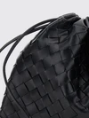 dustbag intrecciato calfskin bucket bag with drawstring