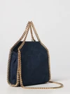 falabella mini synthetic leather bag with chain trims