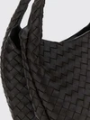 campana intrecciato lambskin hobo bag with woven handle