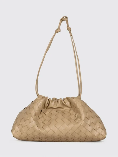 dustbag notte woven calfskin leather bucket bag