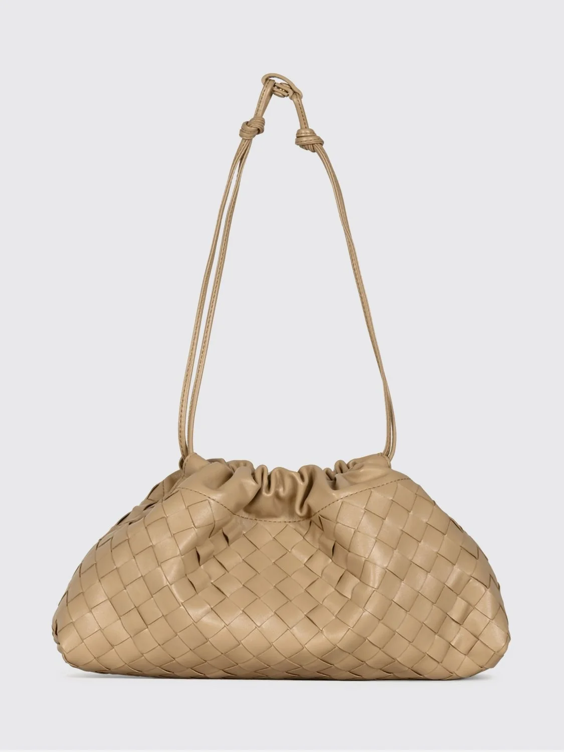 BOTTEGA VENETA OS dustbag notte woven calfskin leather bucket bag
