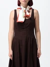 square silk foulard with an all-over graphic print