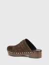 jeannette studded suede leather mules chloé with strap