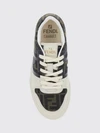 match platform sneakers in ff monogram jacquard fabric
