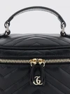 gg marmont mini handbag in chevron matelassé nappa leather
