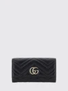 gg marmont chevron matelassé nappa continental wallet